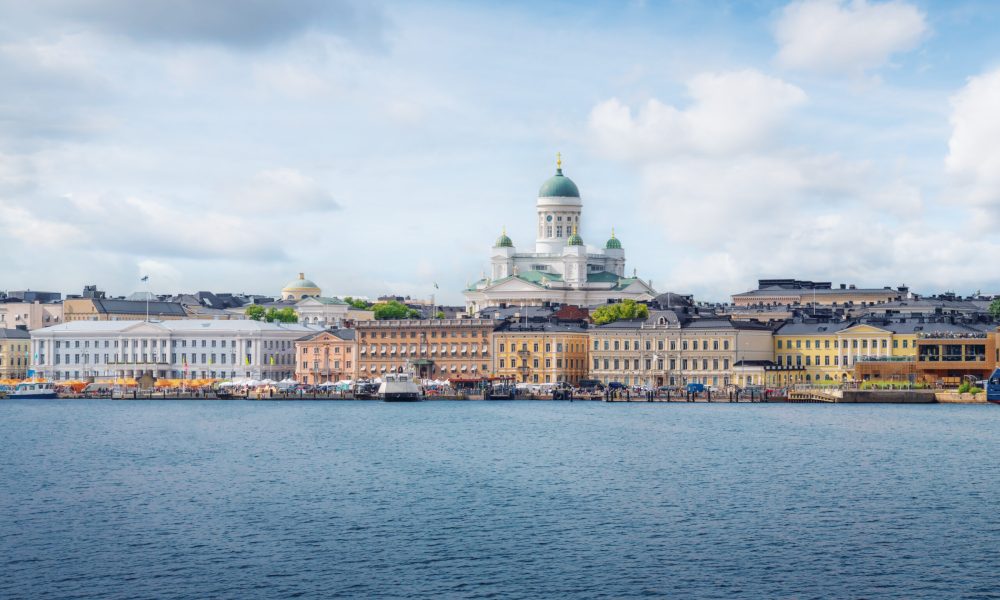 Helsinki skyline with Helsinki Cathedral - Helsinki, Finland