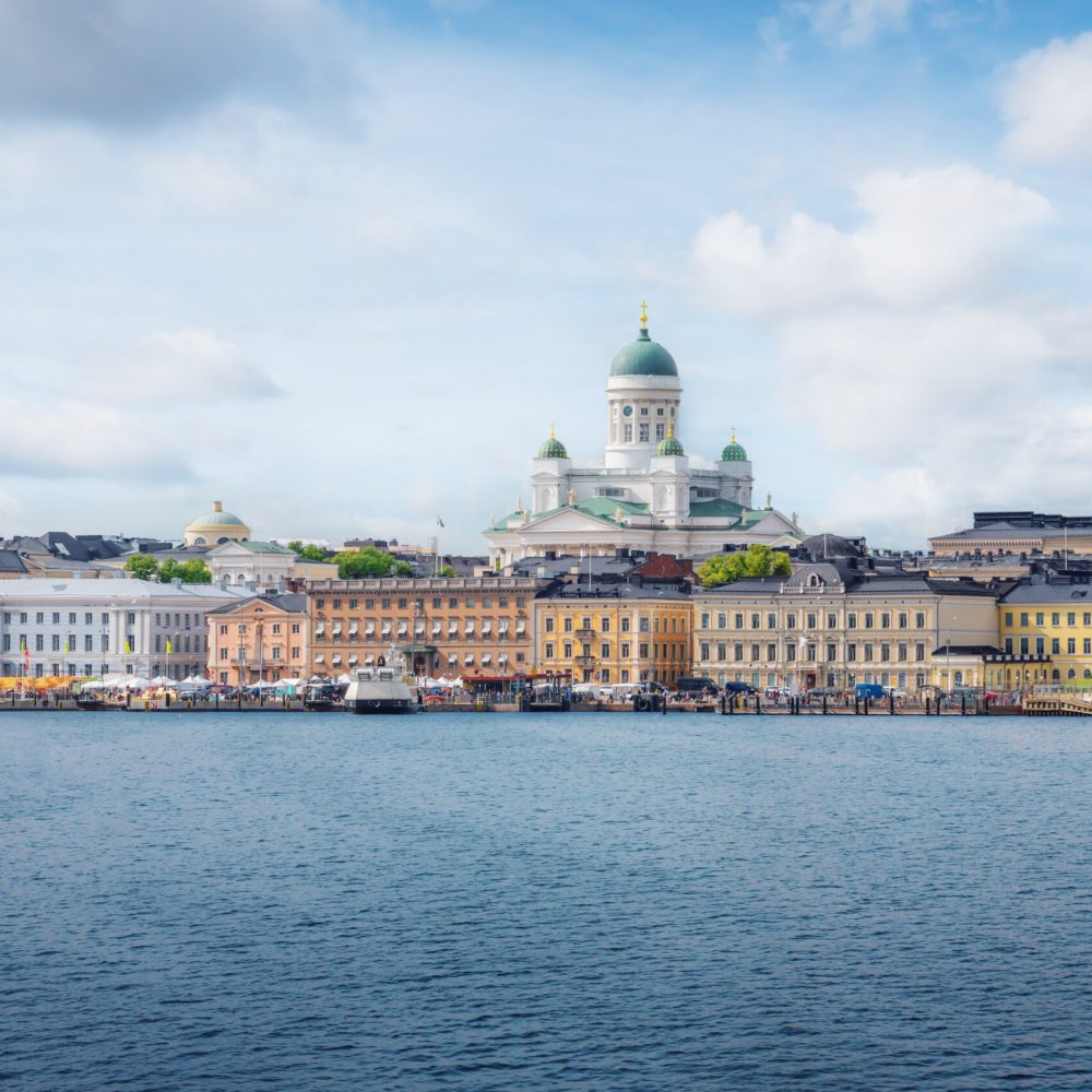 Helsinki skyline with Helsinki Cathedral - Helsinki, Finland